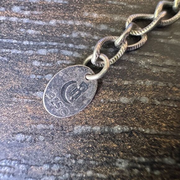 Carolyn Pollack Relios Sterling Silver Jasper Bear Pendant Necklace Southwestern - Picture 10 of 16